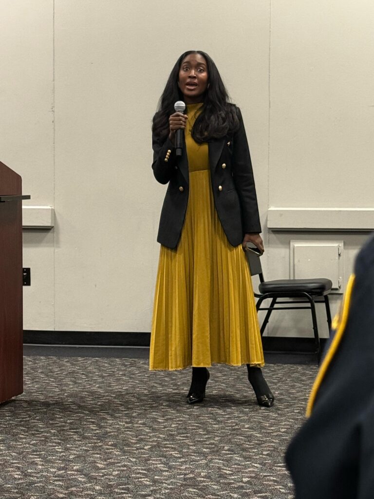 Brittanye Morris campaign supporter at Fort Bend County Precinct 4 event